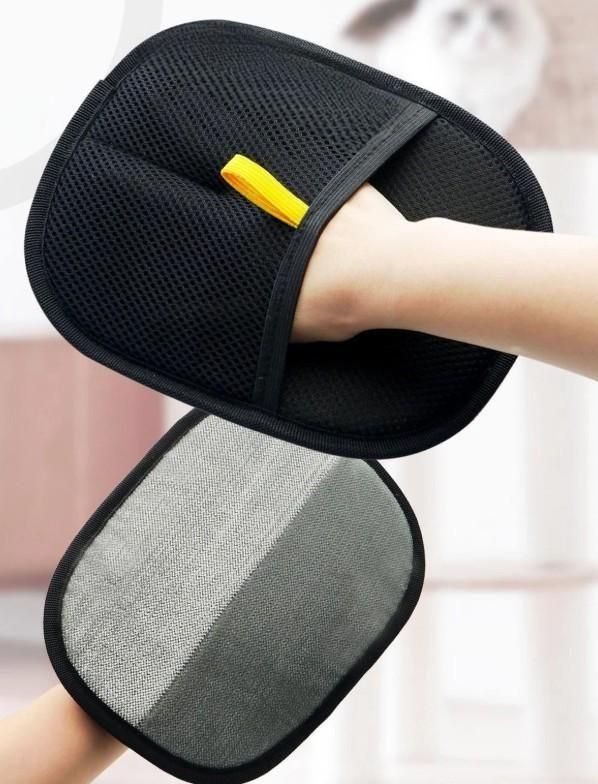 Pet Hair Removal Gloves – Double Sided Grooming Gloves (Pack of 2)